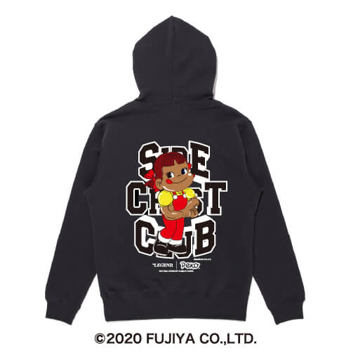 ビーレジェンドペコちゃん サイドチェストクラブ HOODIE | ビー 