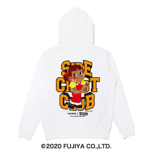 ビーレジェンドペコちゃん サイドチェストクラブ HOODIE | ビー 