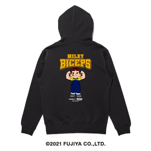 ビーレジェンド ペコちゃん ミルキーバイセップス HOODIE | ビー 