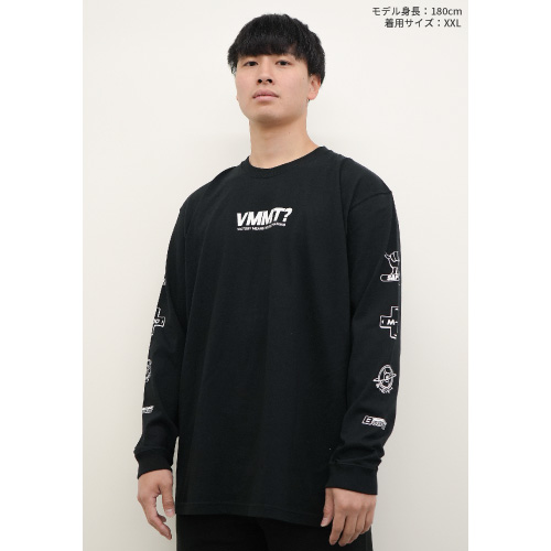 コアラ小嵐VMMT? SLEEVE PRINT L/S TEE