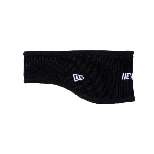 NEW ERA EAR WARMER RIB LOGO【BLACK】FREE
