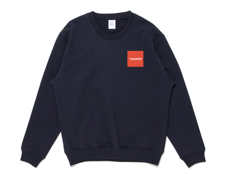 ビーレジェンド SQUARE LOGO CREWSWEAT