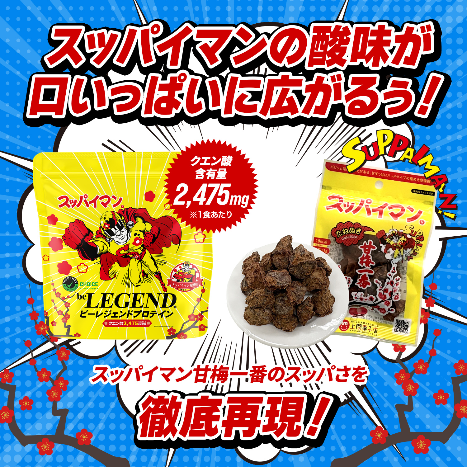 ビーレジェンド WPC スッパイマン梅風味
