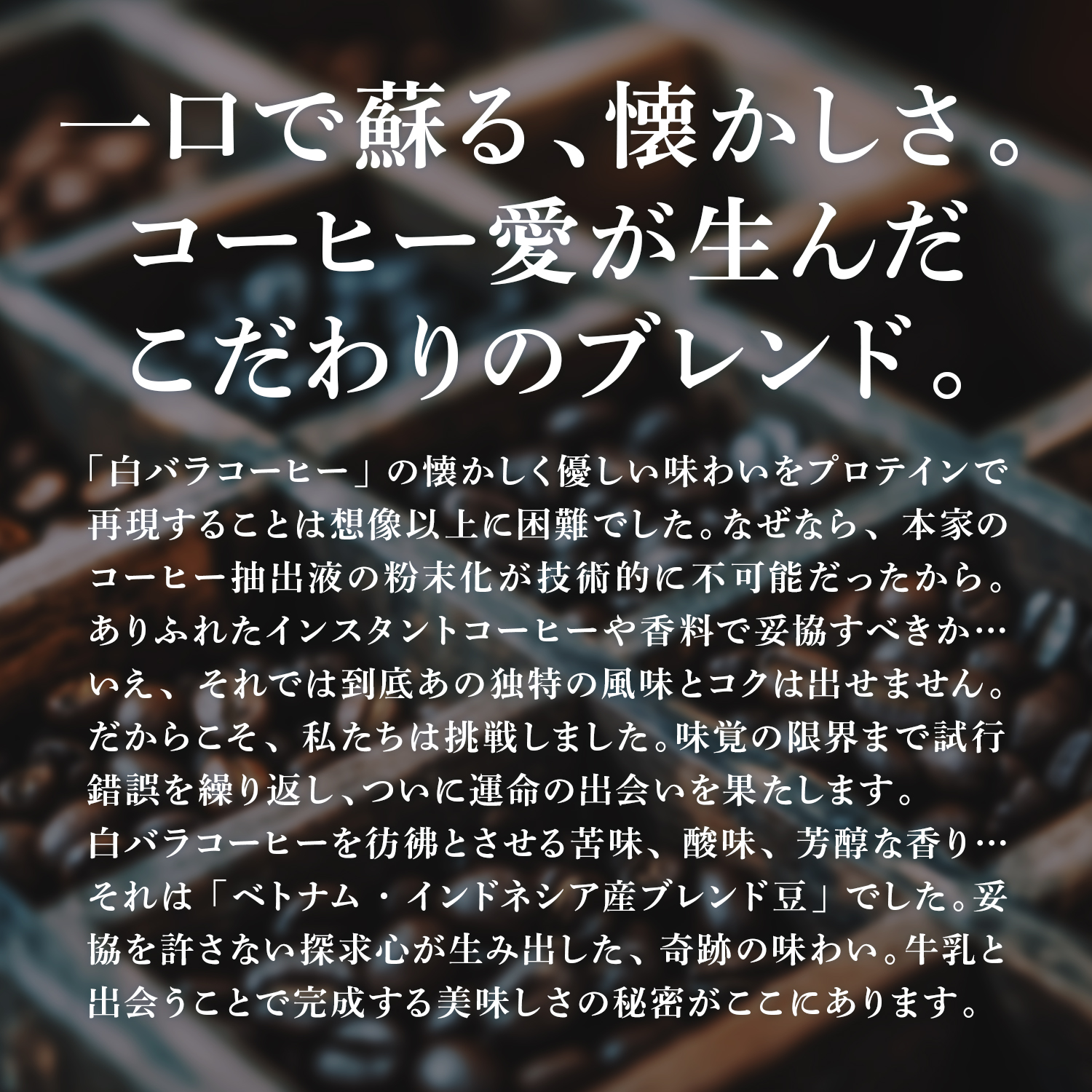 WPCプロテイン 白バラコーヒー風味【600g】