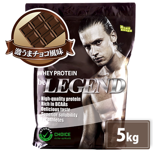 ビーレジェンド WPCプロテイン 激うまチョコ風味【5kg】 スプーンなし ...