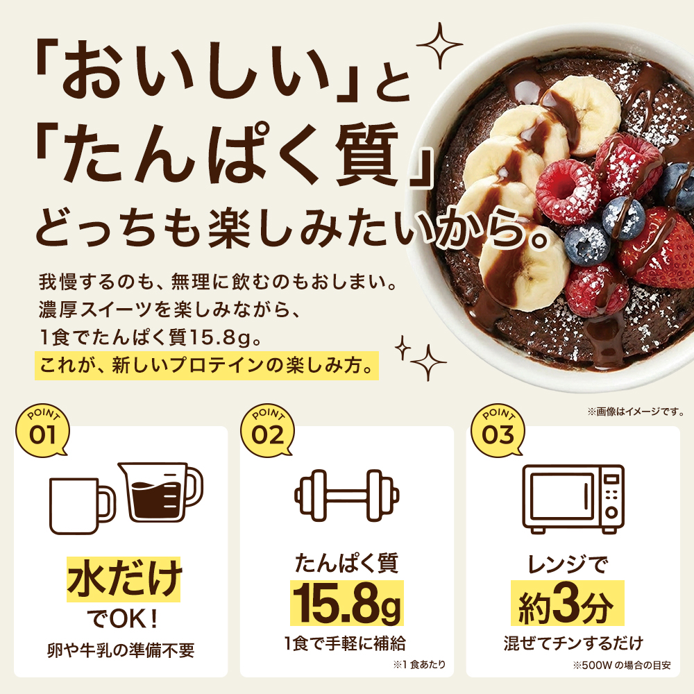 ビ―レジェンド プロテイン マグケーキ ガトーショコラ風味 スプーン付き【450g】