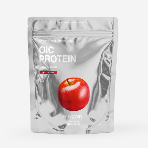 ビーレジェンド OIC WPC プロテイン APPLE FLAVOR【900g】スプーン付き