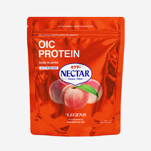 ビーレジェンド OIC WPC プロテイン ネクターピーチ FLAVOR【900g】スプーン付き
