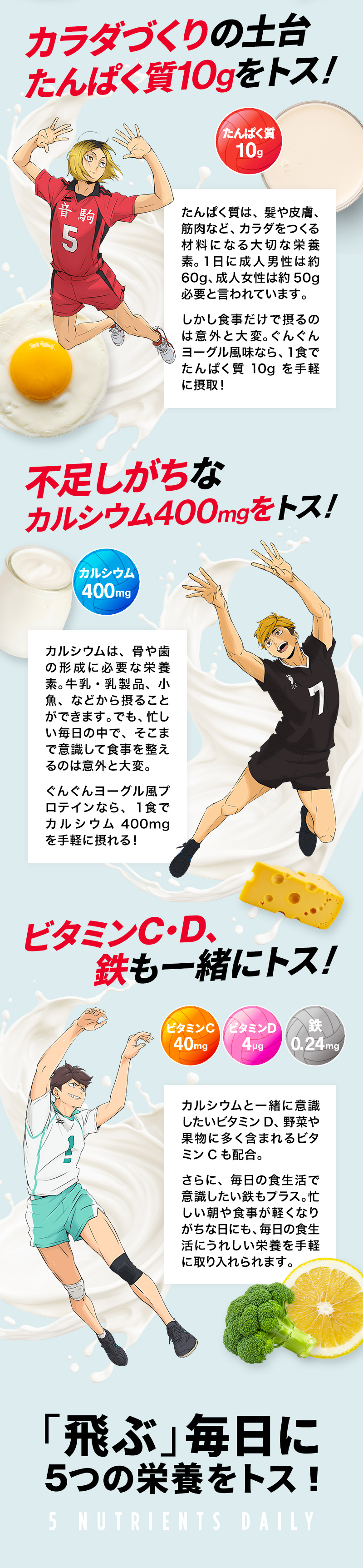 ハイキューぐんぐんヨーグル風味