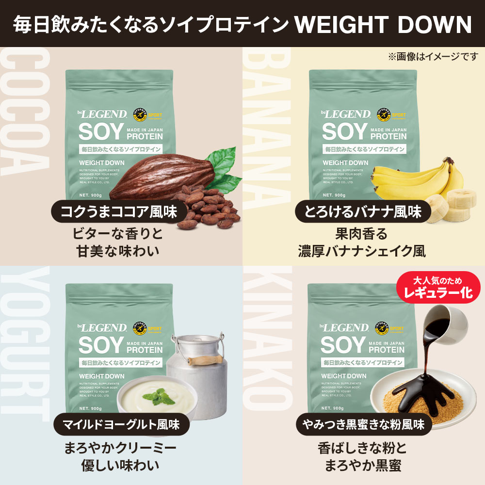 毎日飲みたくなるソイプロテイン WEIGHT DOWN