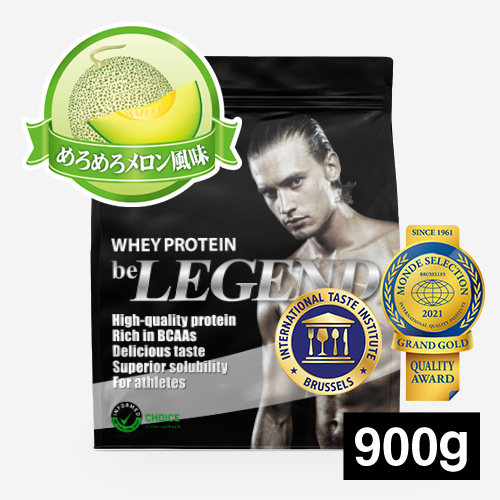 ビーレジェンド WPCプロテイン めろめろメロン風味 【900g】 スプーン付き