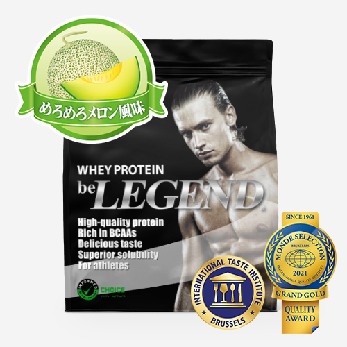 ビーレジェンド WPCプロテイン めろめろメロン風味 【900g】 スプーン付き