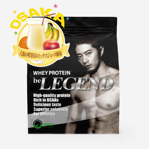 ビーレジェンド WPCプロテイン コアラ小嵐 大阪の喫茶店のミックスジュース風味【900g】 スプーン付き