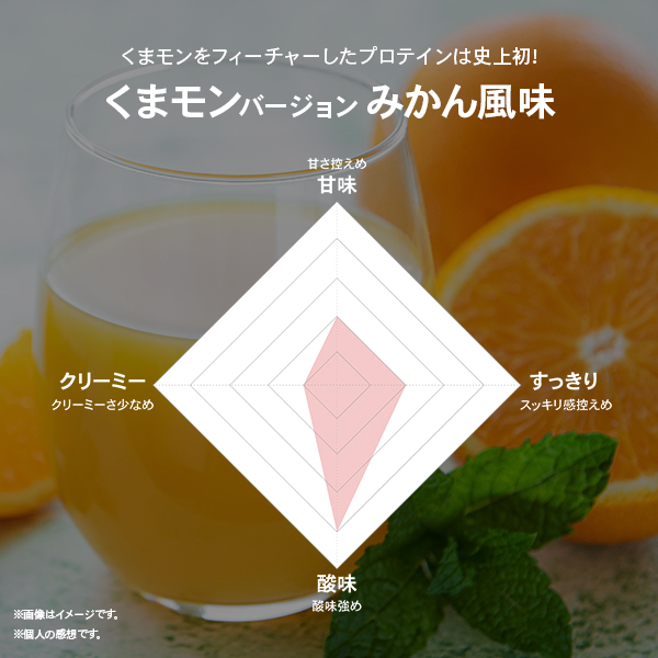 ビーレジェンド WPCプロテイン くまモンバージョン みかん風味【900g】  スプーン付き